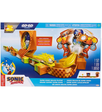 Sonic Spielset - Go Go Racers - Deluxe - Super Sonic
