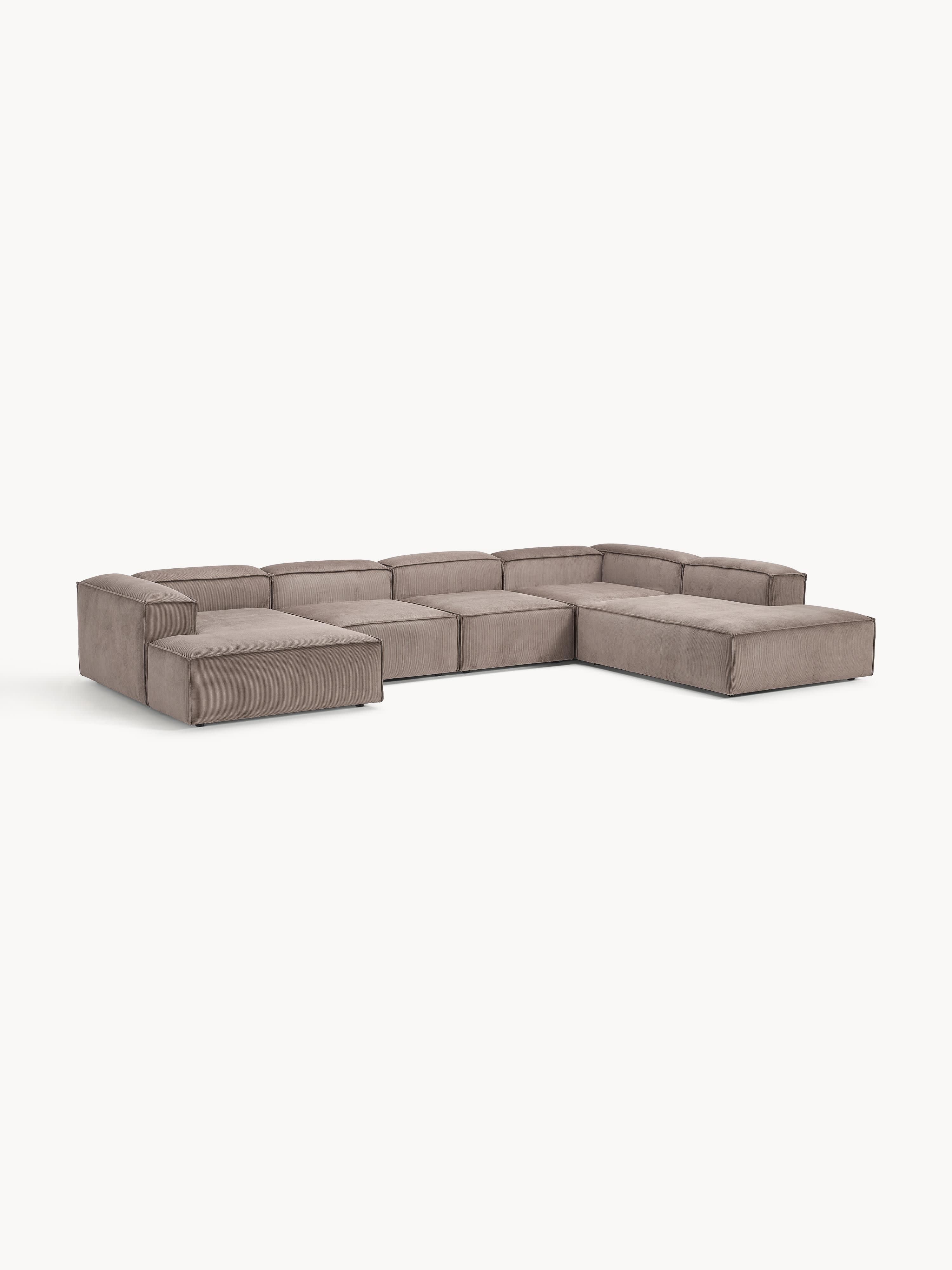 XL modulaire ribfluwelen bank Lennon