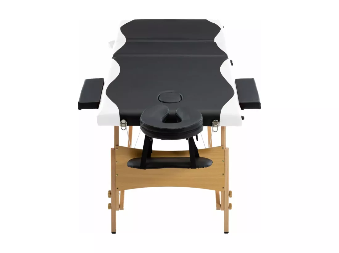 Table de massage pliable bois blanche 191 x 70 x 59 cm 02_0001833