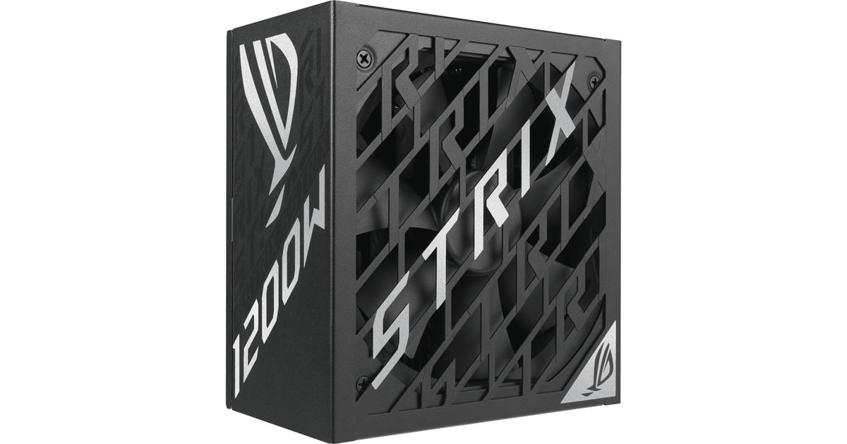 ASUSROG STRIX Platinum modulaire 1200 watt voeding   (Zwart, 1x 12V-2x6, 4x PCIe)