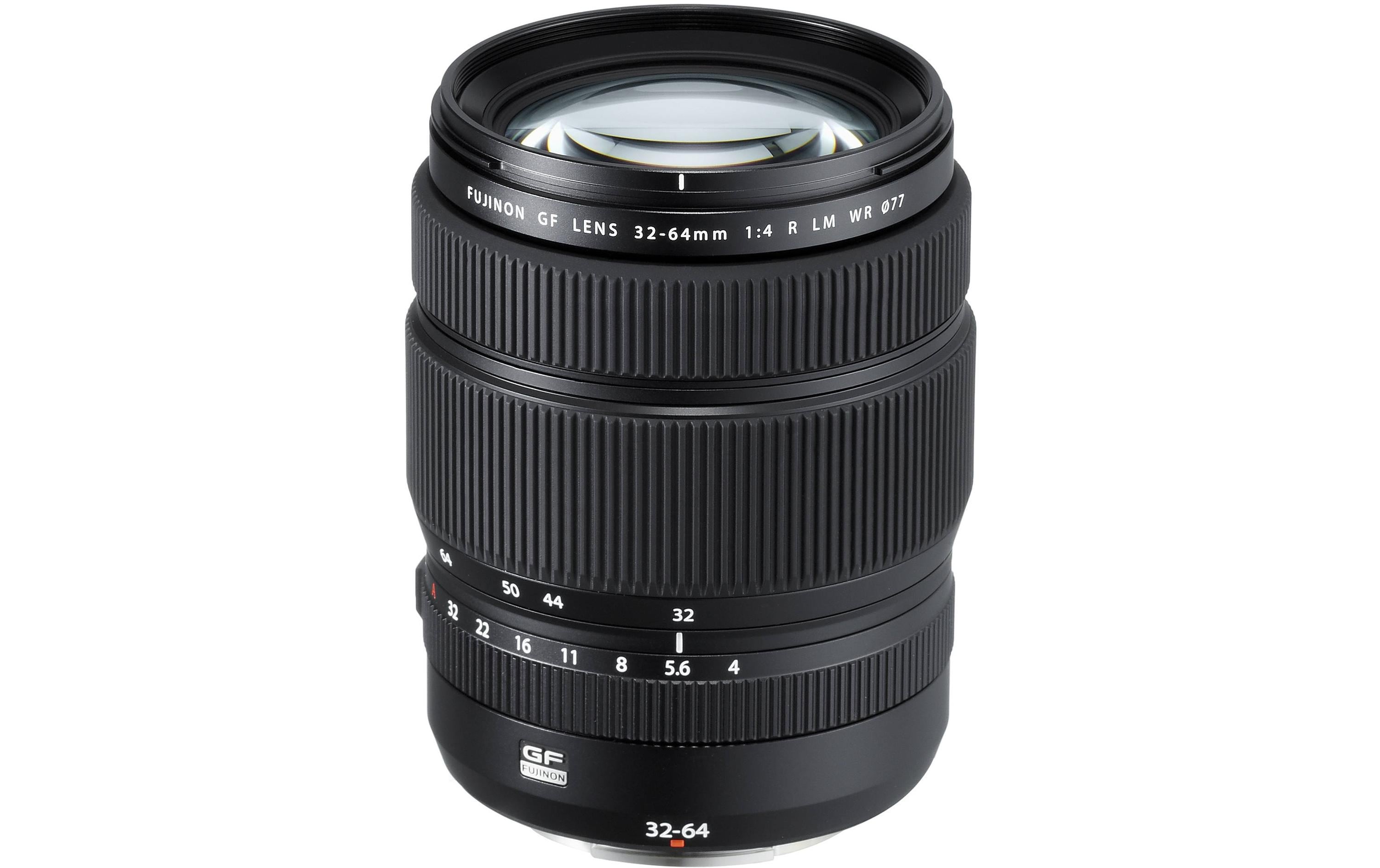 Zoomobjektiv GF 32-64mm F/4 R LM WR Fujifilm G-Mount<br>Standard-Zoomobjektiv für das Mittelformat von Fujifilm