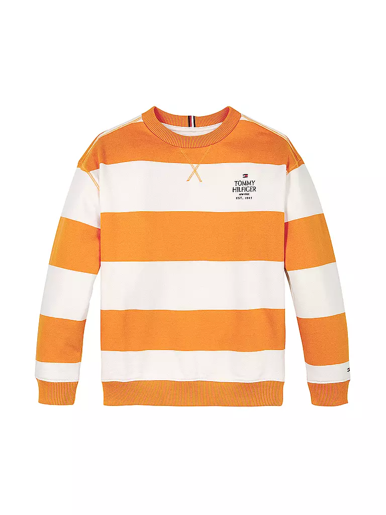 TOMMY HILFIGER Jungen Sweater orange