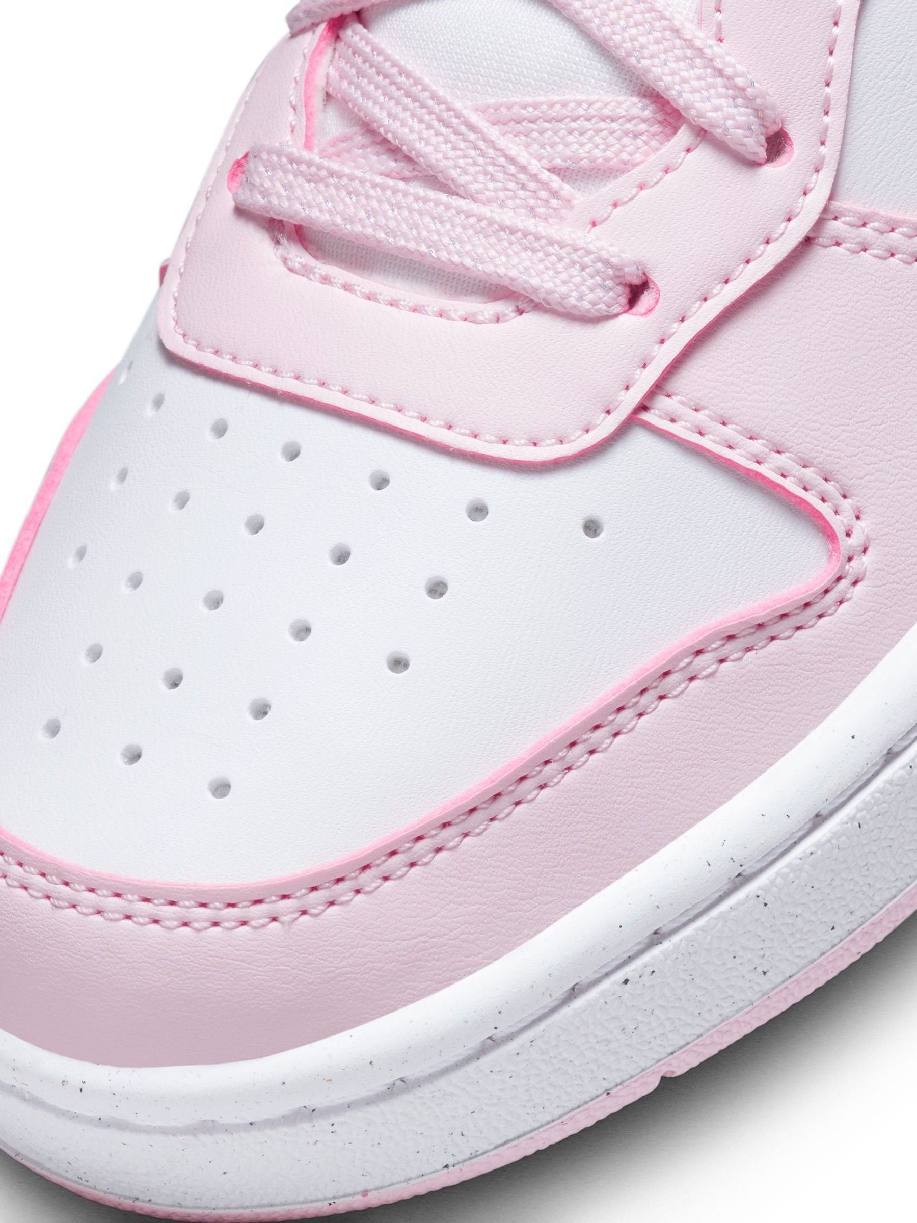 Wit/roze - Nike Youth Court Borough Low Recraft sneakers