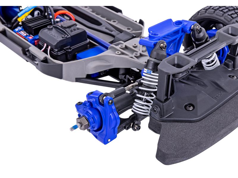 Traxxas Rally Ford Fiesta ST VXL 4WD Grün, ARTR, 1:10 Robustes RC Rallyauto mit 3S Brushless Antrieb