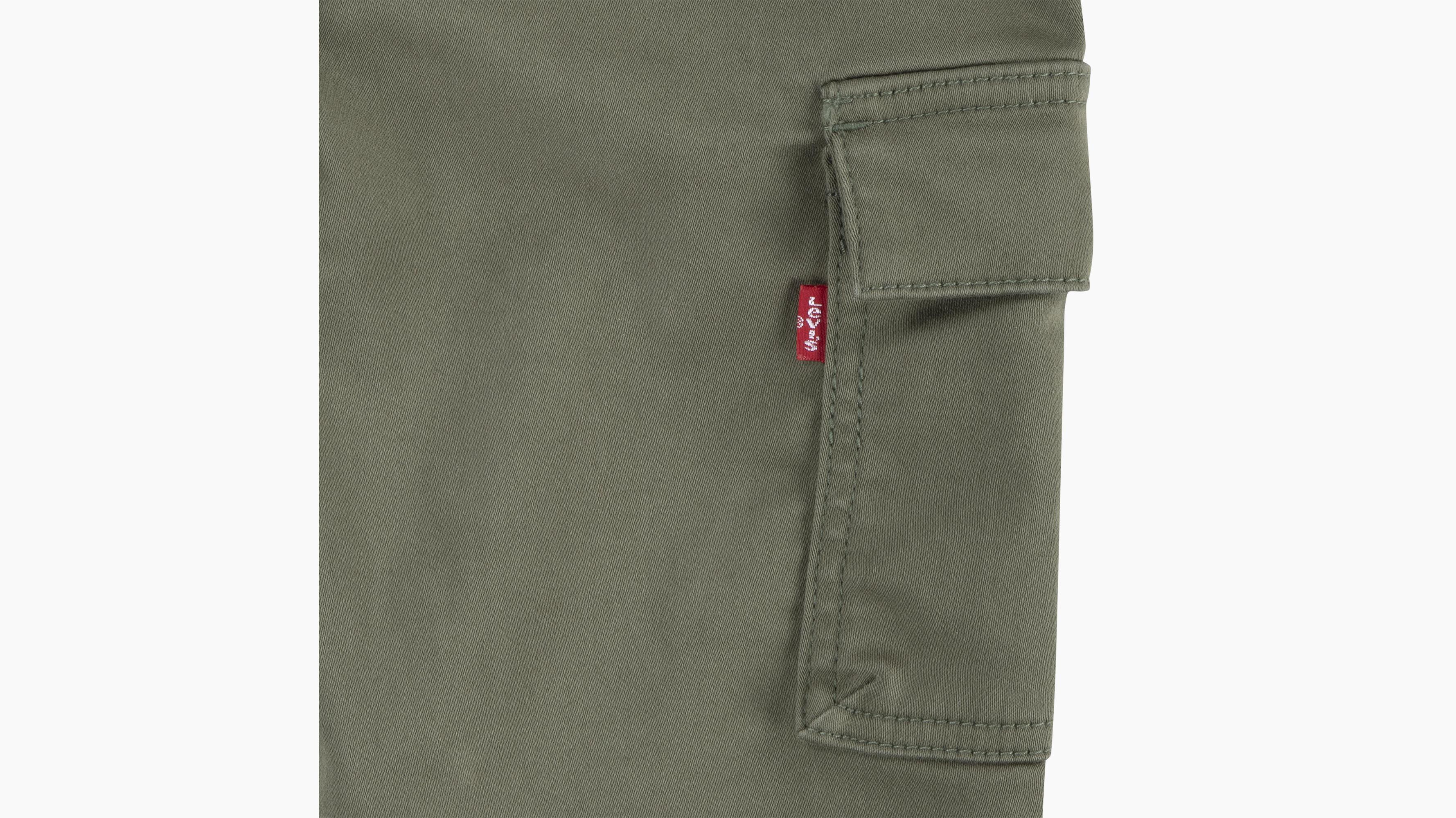 Ado cargo jogger cargo Relaxed Dobby - Olivine - Vert