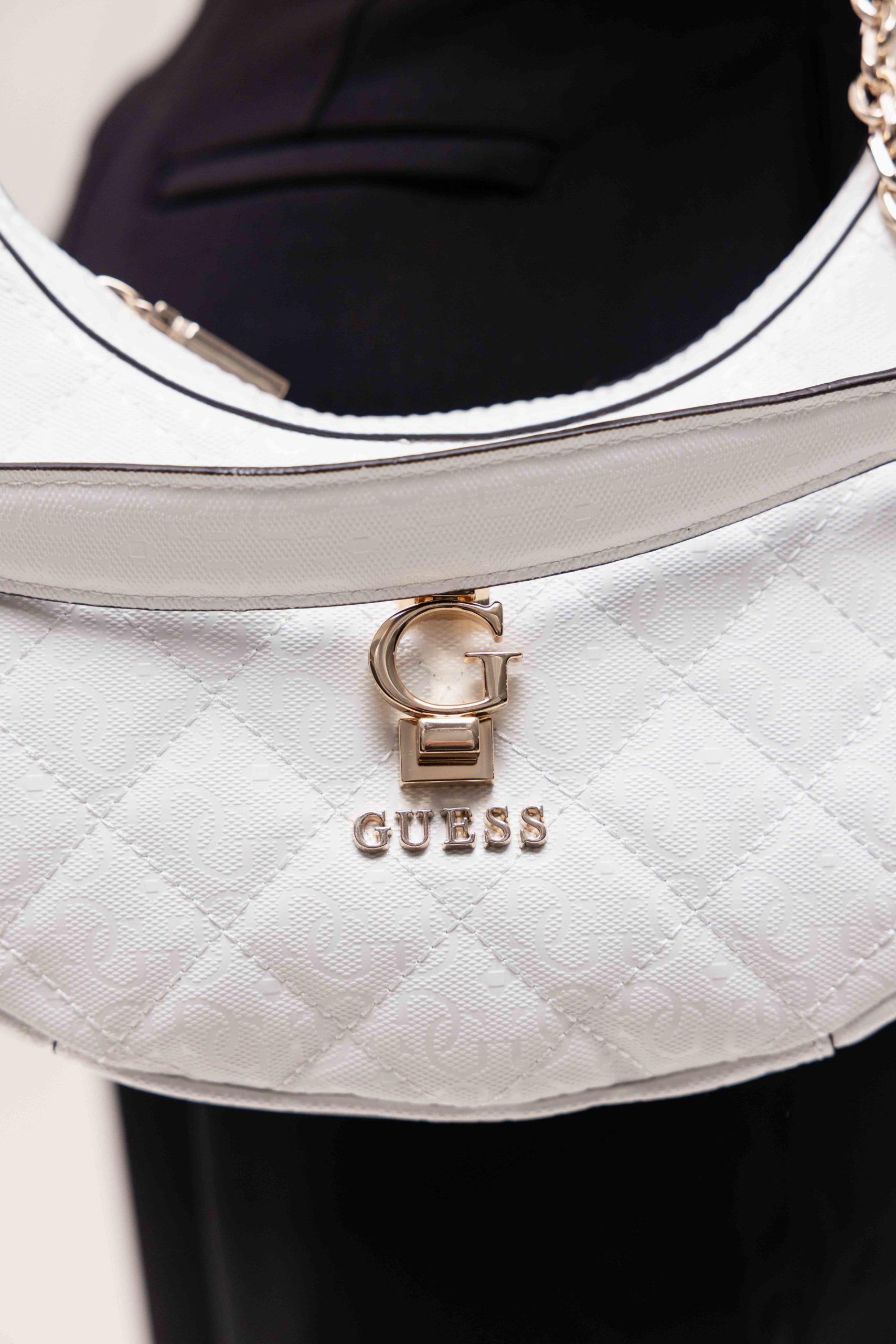 Guess Bessey Convertible Tas Dames Wit