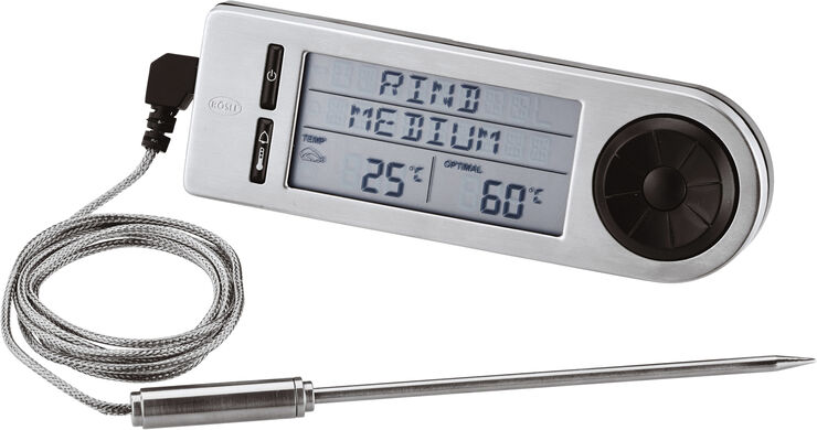 Rösle Stegetermometer stål L14,5cm Stål, transparent