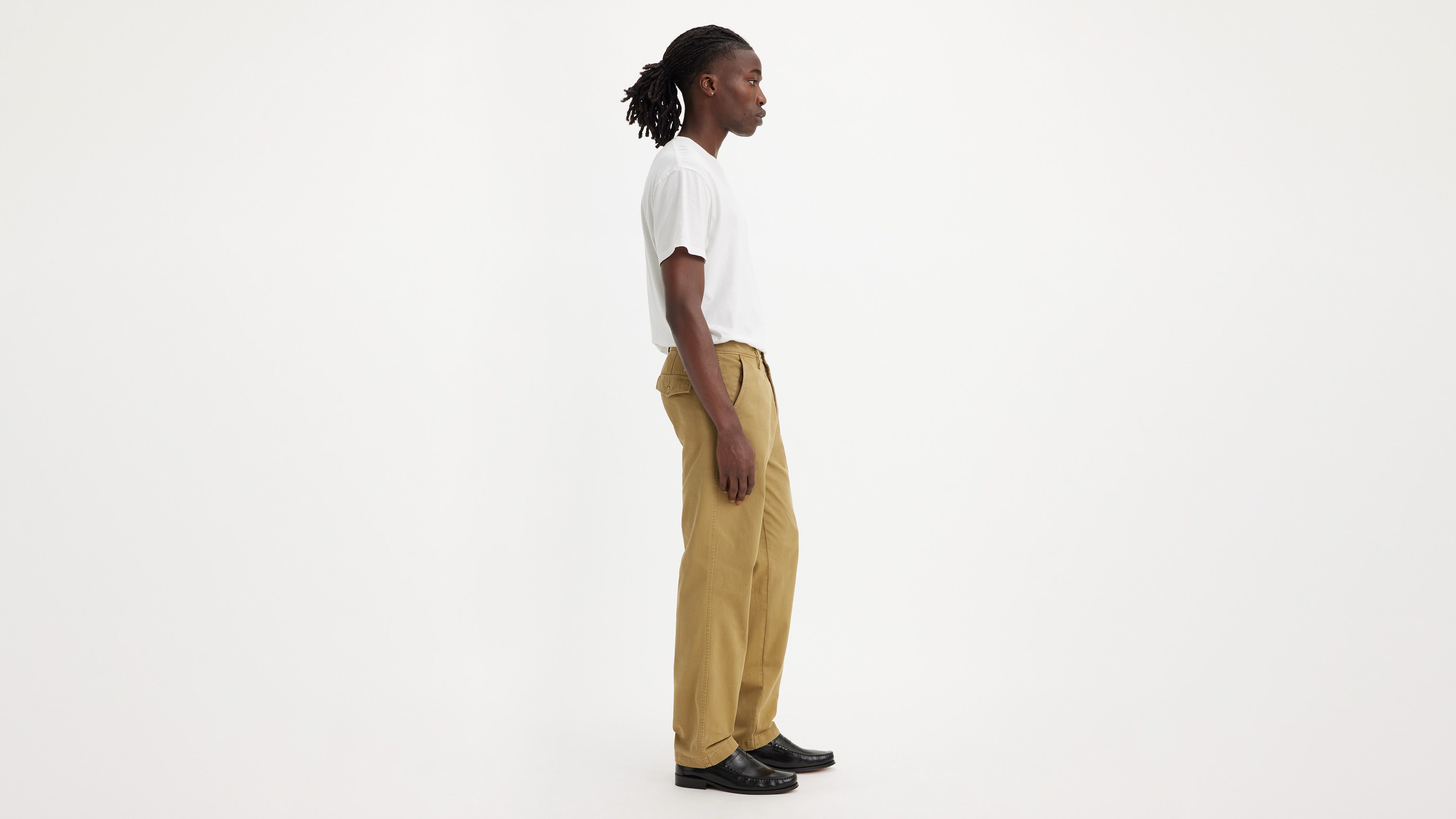 Pantalon XX Chino Authentic Straight - British Khaki Soft Garment Dye - Beige