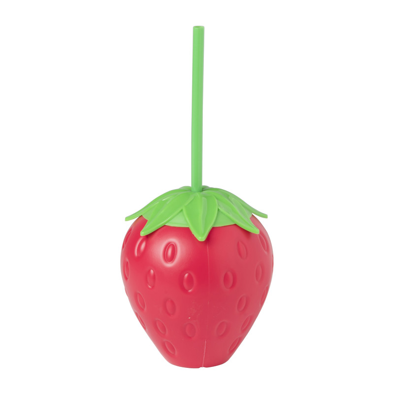 Drinkbeker aardbei - 500 ml