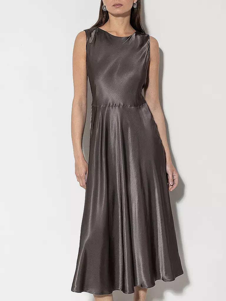 LUISA CERANO Midikleid hellbraun