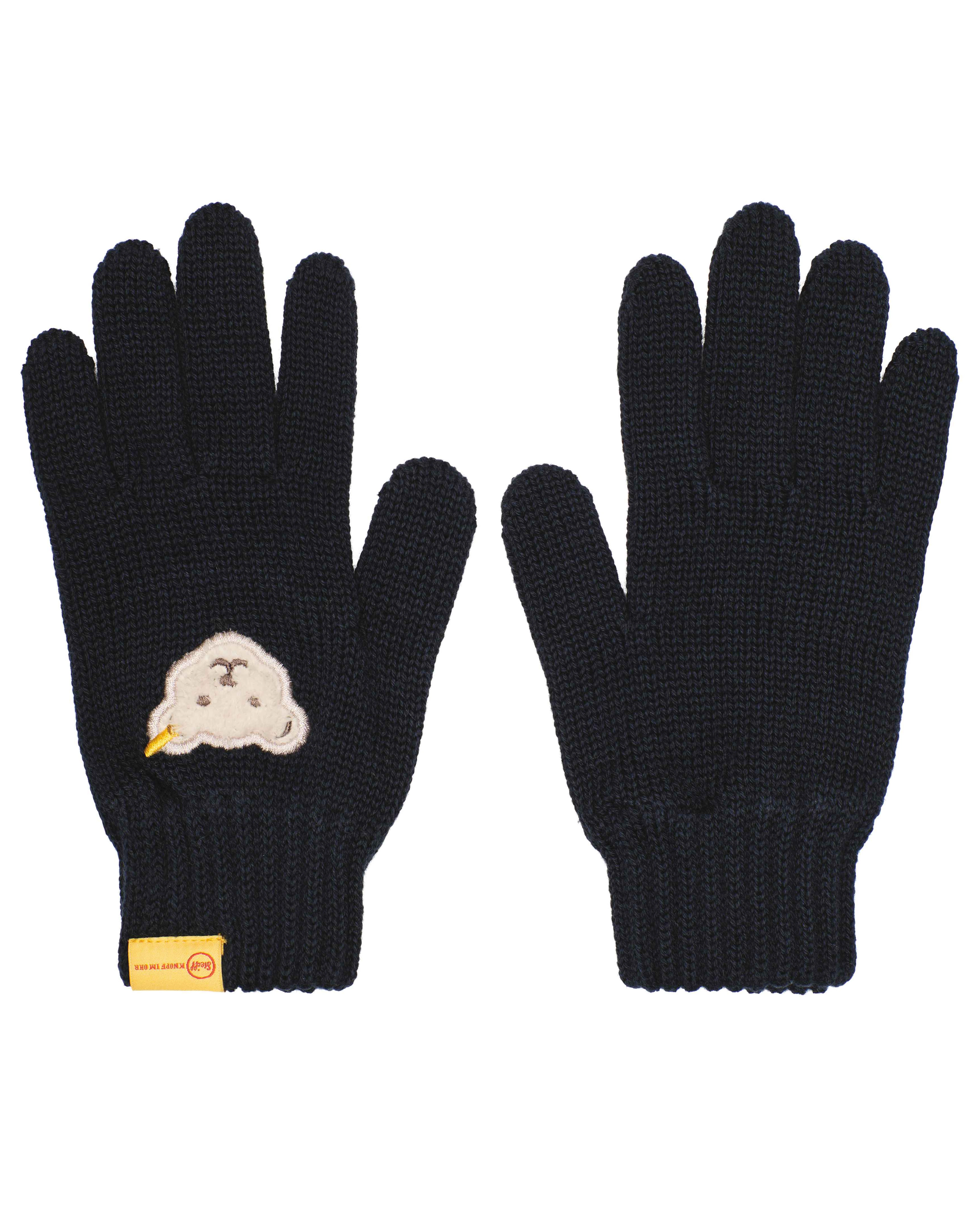 Strick-Fingerhandschuhe MINI GIRLS CLASSIC in navy