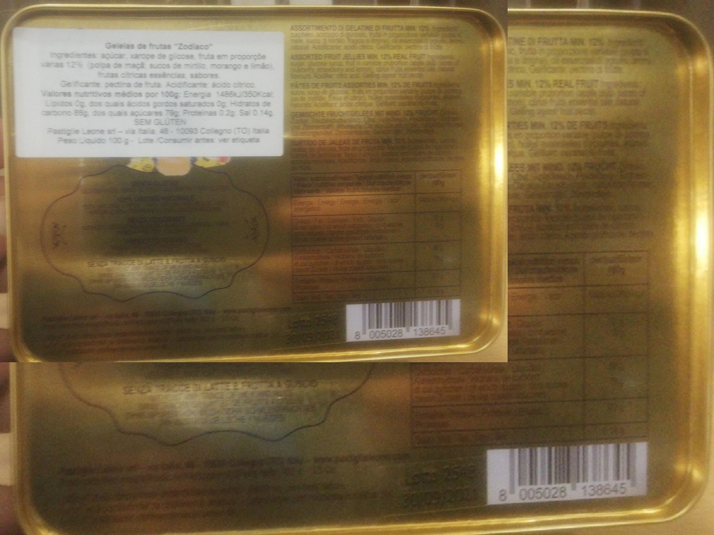 GOMAS LEONE DE FRUTA LATA 100G