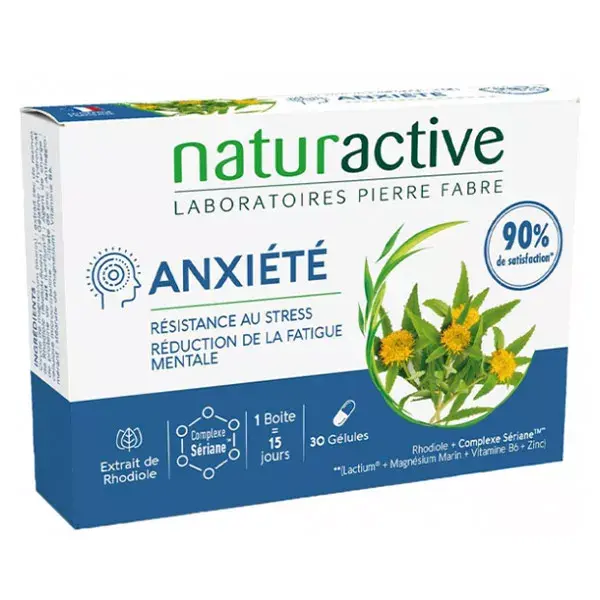 Complexo para Ansiedade Naturative Seriane 30 cápsulas