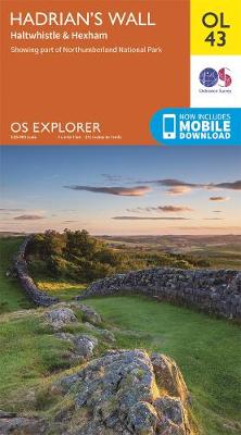 Hadrian's Wall: Haltwhistle & Hexham - OS Explorer OL43 (Sheet map, folded)