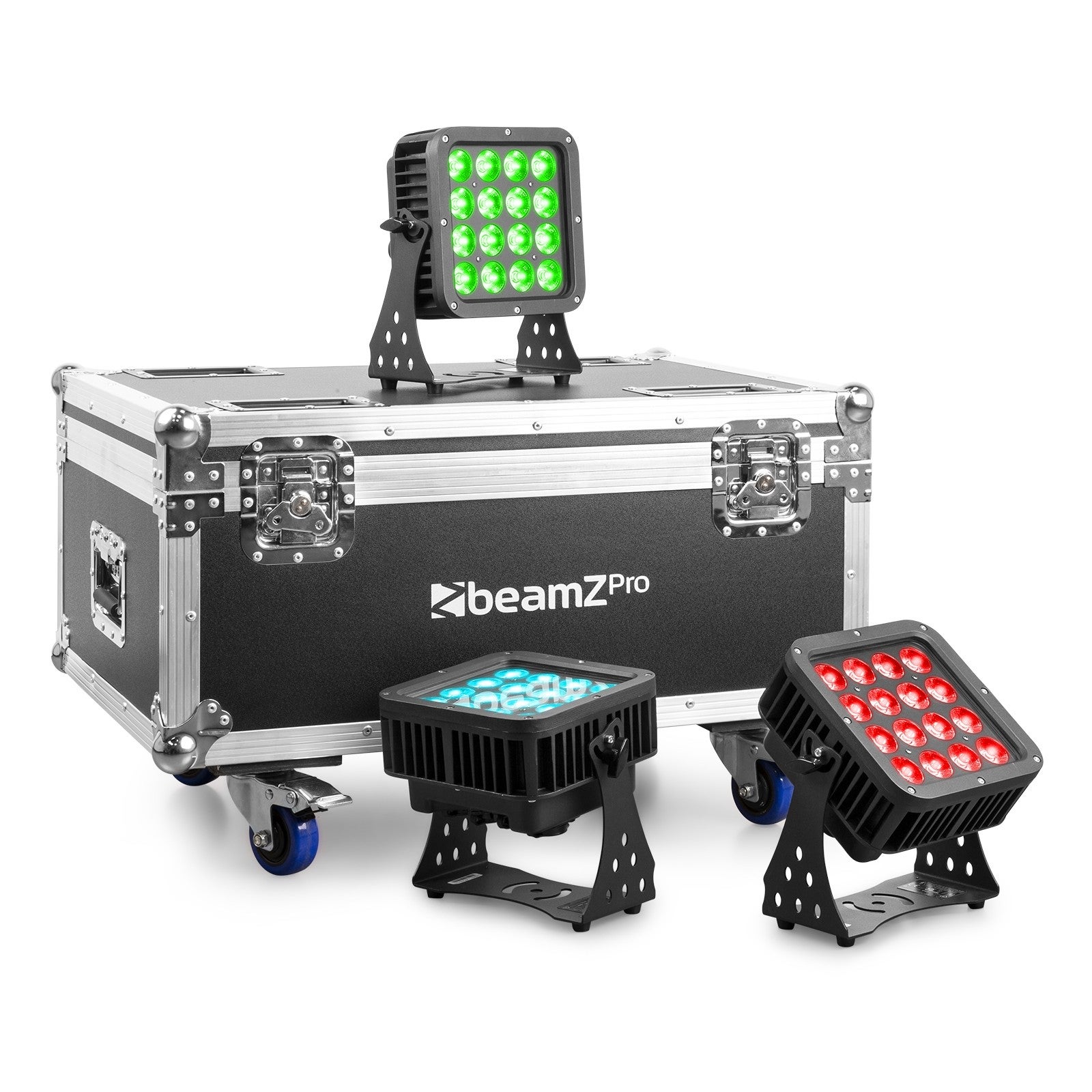 BeamZ FL128 Flightcase voor 8 StarColor128 wash lights