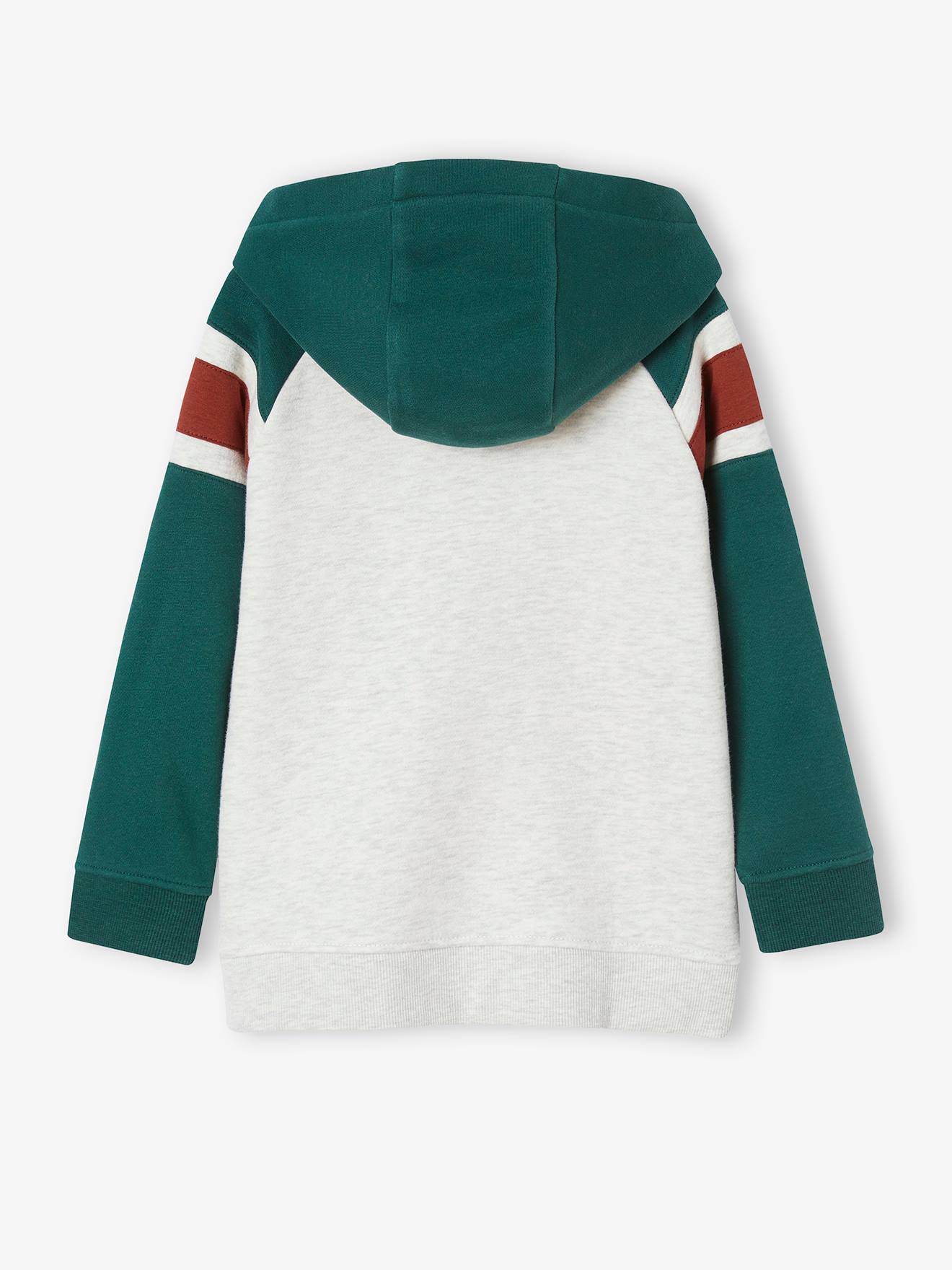 Moletom com capuz e mangas raglan com estampa de nozes pecan para meninos