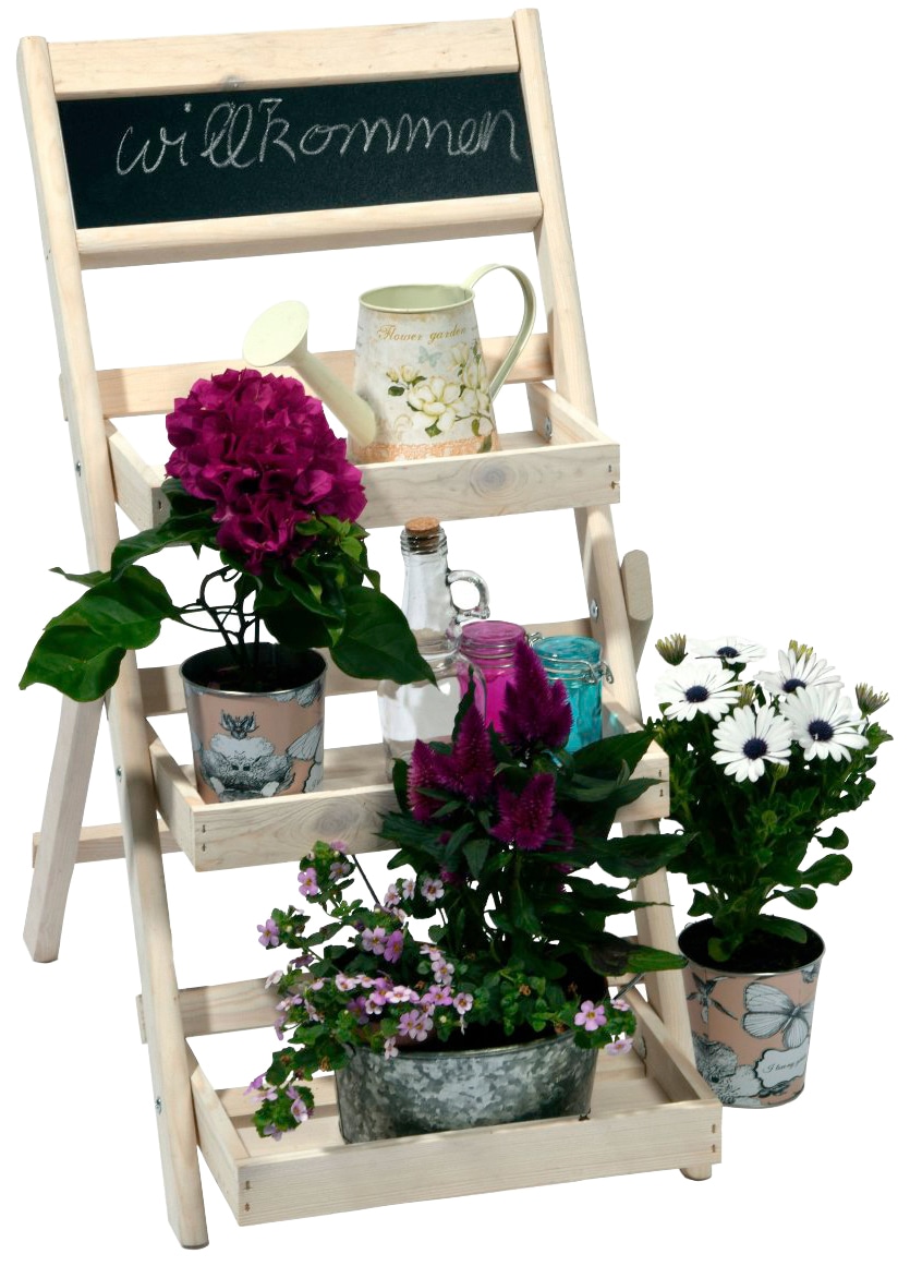 dobar Pflanzentreppe BxTxH: 38,5x49,5x69 cm, klappbar
