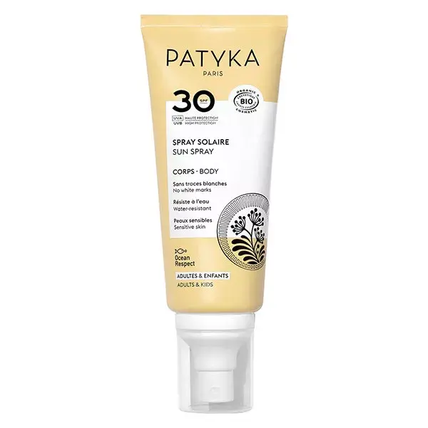 Protetor solar corporal orgânico Patyka FPS 30 100ml