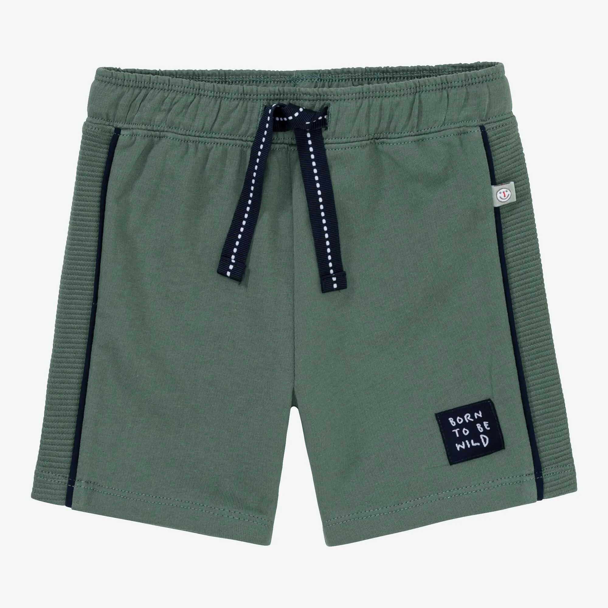 Baby-Jungen-Shorts mit Struktur-Einsätzen
