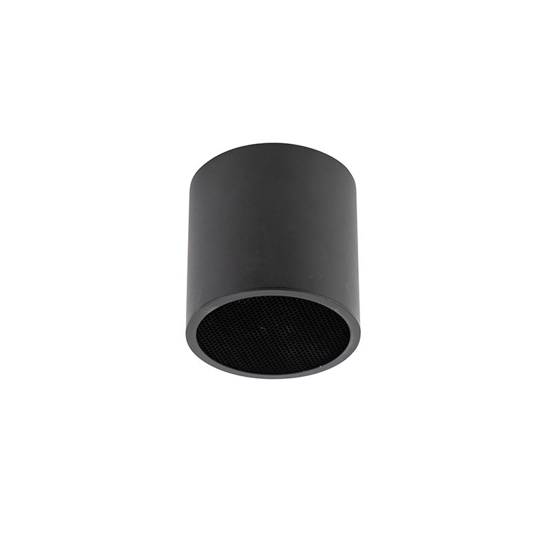 Design opbouwspot zwart GU10 111mm - Impact Honey