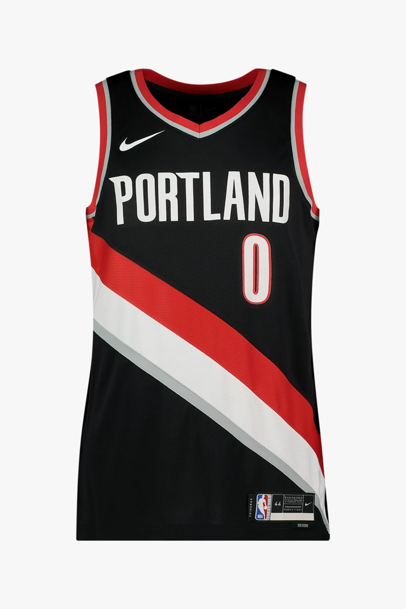 Nike Portland Trail Blazers Icon Edition Damian Lillard Herren Basketballtrikot