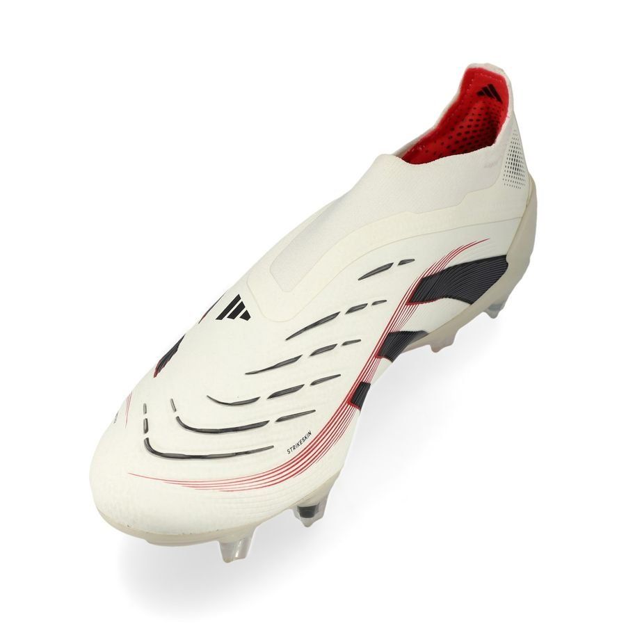 adidas Predator Elite Laceless FG Champagne - Blanc/Noir/Pure Ruby