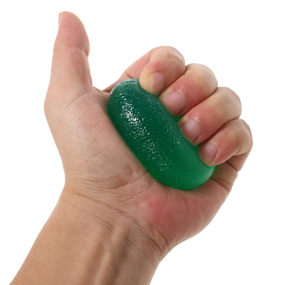 Anti Stress Silikon Power Ball Knautschball Squeeze Fidget Spiel - Grün
