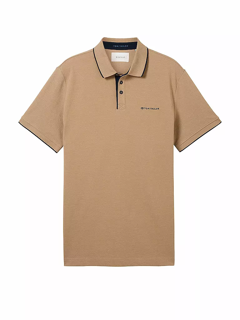 TOM TAILOR Poloshirt Regular Fit camel