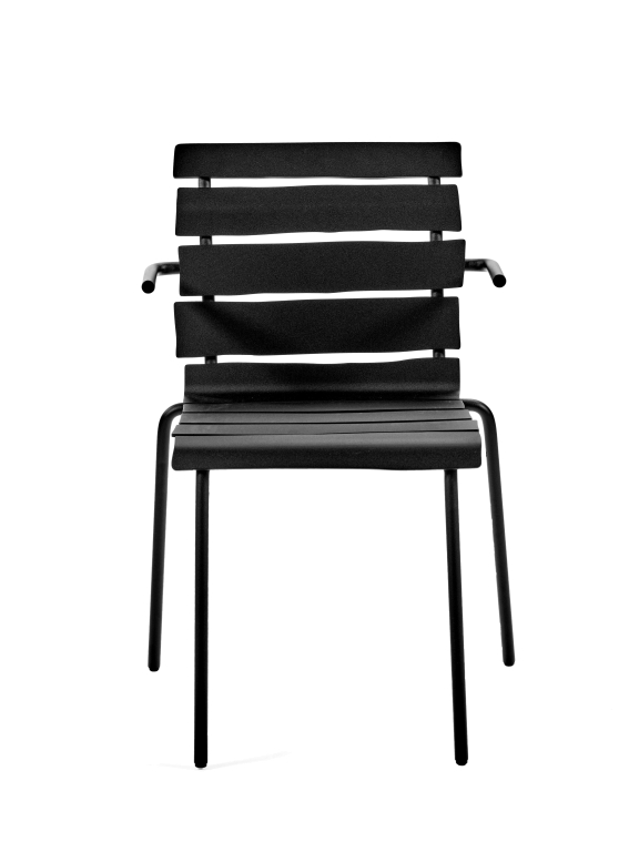 Valerie Objects Aligned tuinstoel met armleuning off white