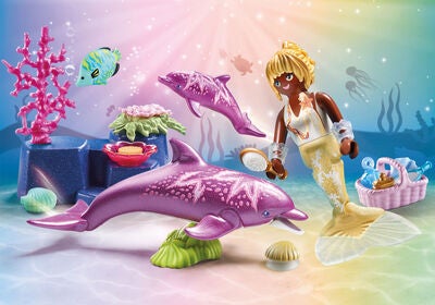 Playmobil 71501 Princess Magic Byggesett Havfrue med Delfiner
