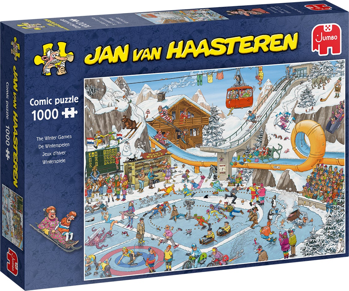 Jumbo puzzel Jan van Haasteren de winterspelen 68 x 49 cm 1000 stukjes