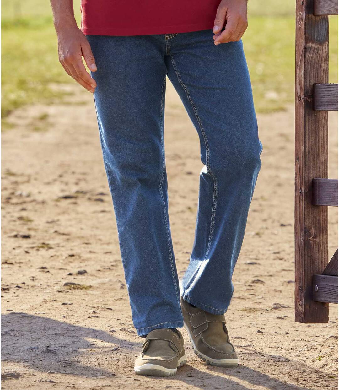 Jean Regular Stretch Confort Bleu