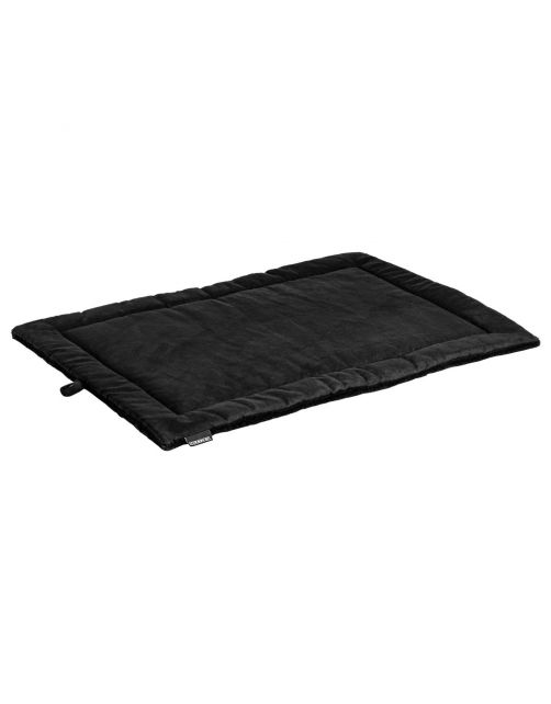 Maxxnobel Benchkussen Nubuck Lederlook\/Teddy Zwart - Hondenbenchkussen
