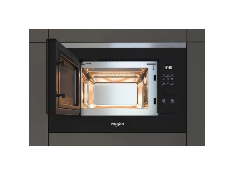 Whirlpool WMF201G, Indbygget, Grill mikroovn, 20 L, 800 W, Indbygget skærm, Dreje, Berøring