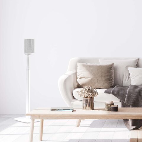 Koop Mountson Sonos Era 100 / 300 Adjustable Floor Stand Vloerstandaard | 5 Jaar Garantie Wit