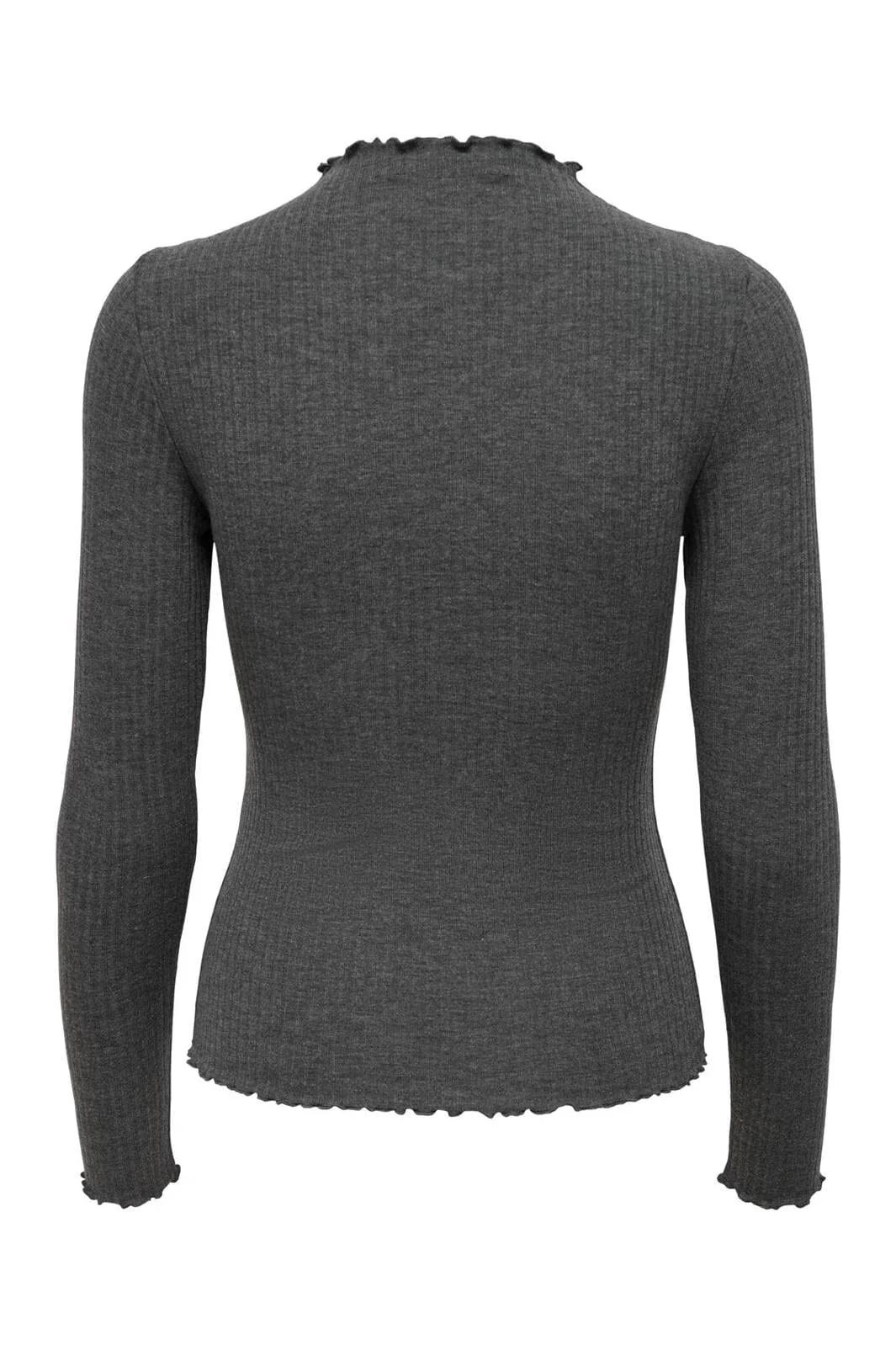 Only Onlemma L/S High Neck Top 3424484 dark grey melange