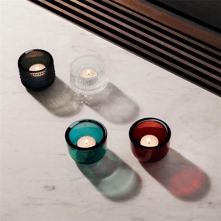 Iittala Ultima Thule waxinelichthouder helder