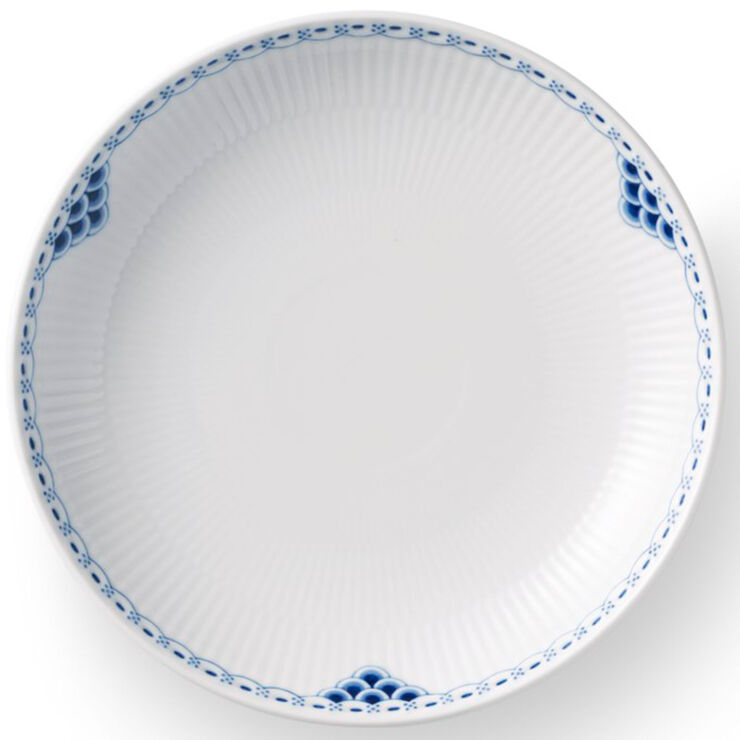 Royal Copenhagen PRINSESSE MODERNE TALLERKEN 20 CM Hvid