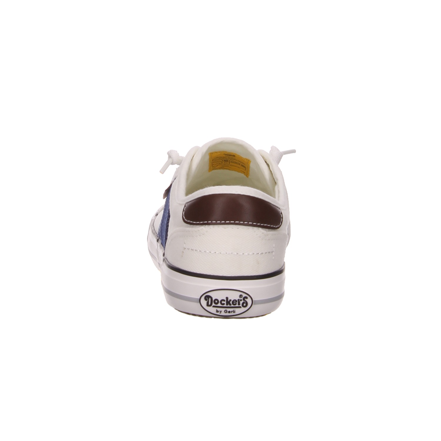 Dockers Schnürhalbschuhe weiß weiss/weiss kombi