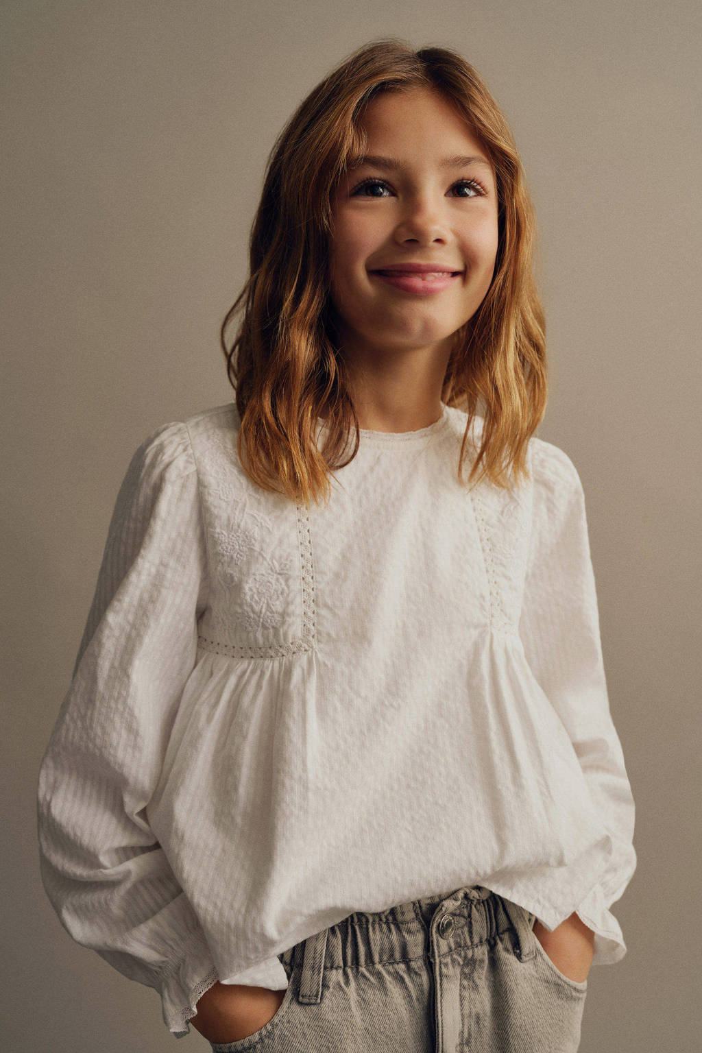 Mango Kids blousetop wit