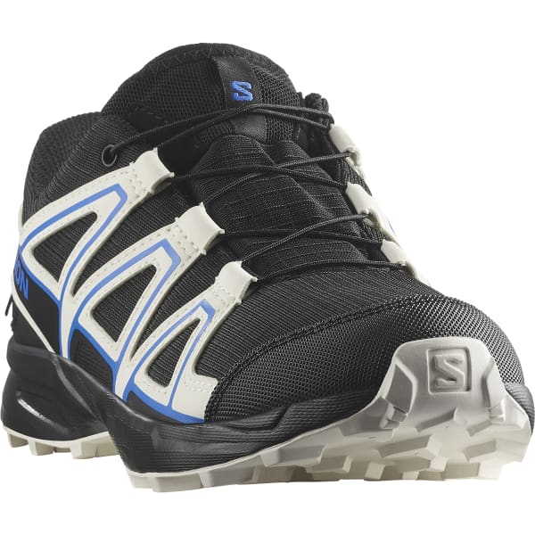 Chaussure trail SALOMON SPEEDCROSS WP J BLACK/VANILLA ICE/FRENCH BLUE