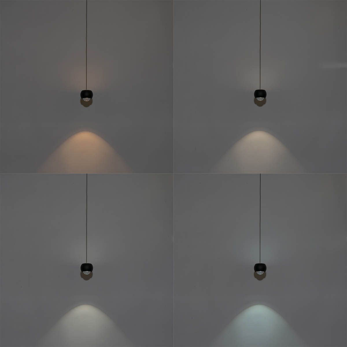 Moderne hanglamp zwart voor railsysteem 1-fase incl. LED - Magnetic Lance