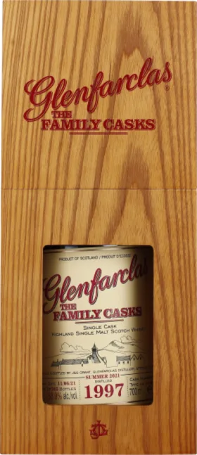 GLENFARCLAS VINTAGE 1997 FAMILY CASKS 70CL