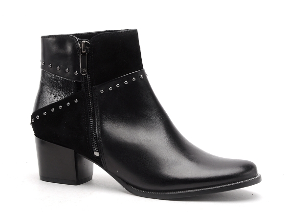Regarde le ciel boots bottine talons femme isabelle 119 noir
