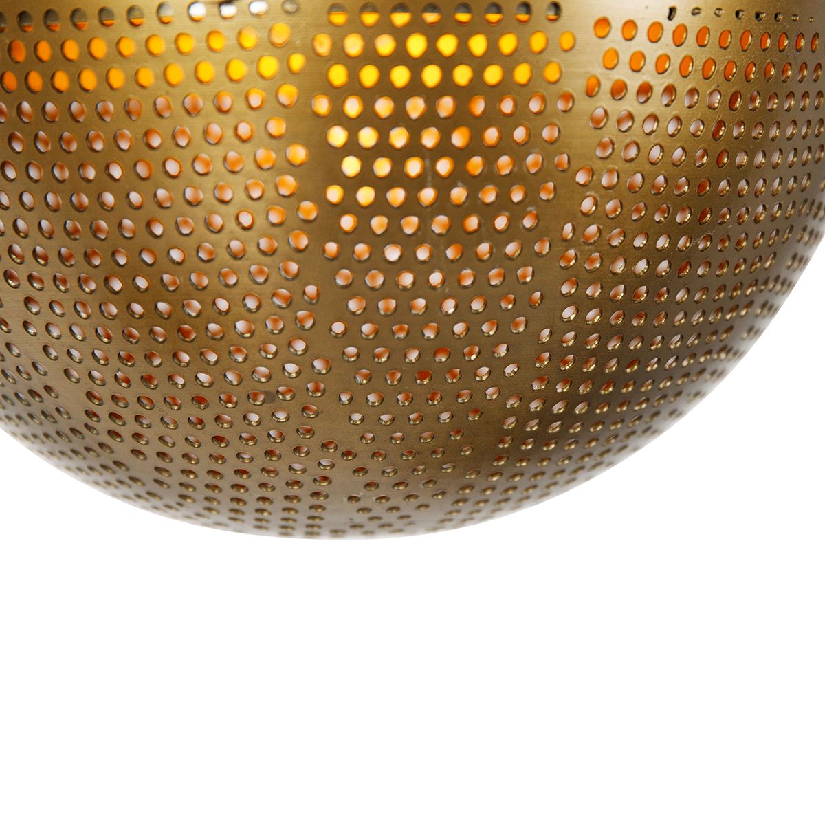 Industriële hanglamp brons met hout 5-lichts - Haicha