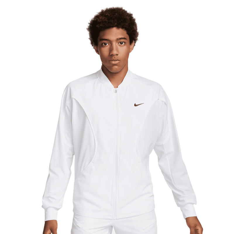 Veste de tennis Nike Court Advantage Jacket blanche