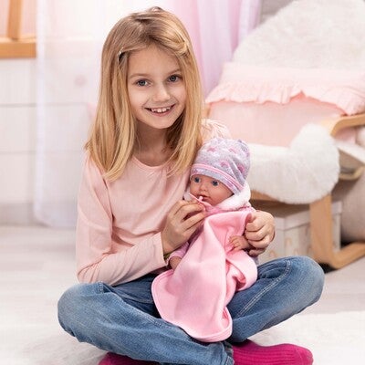 Bayer Design Reborn Baby Dukke med Tilbehør Regnbue 38 cm