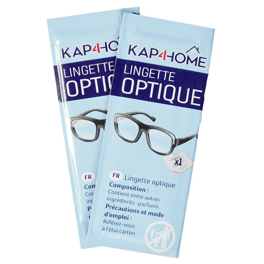 Lingette nettoyante optique cellulose x100