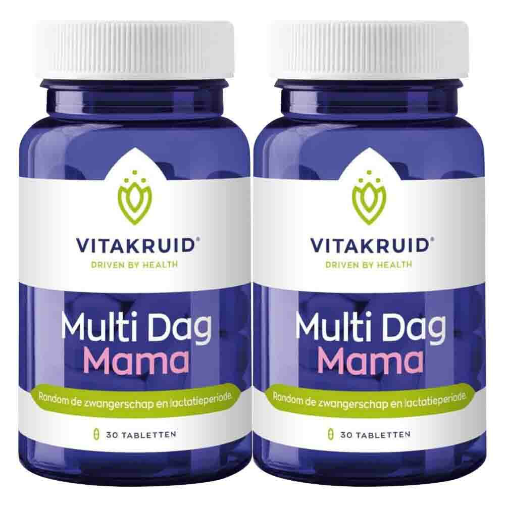 2x Vitakruid Multi Dag Mama 30 tabletten