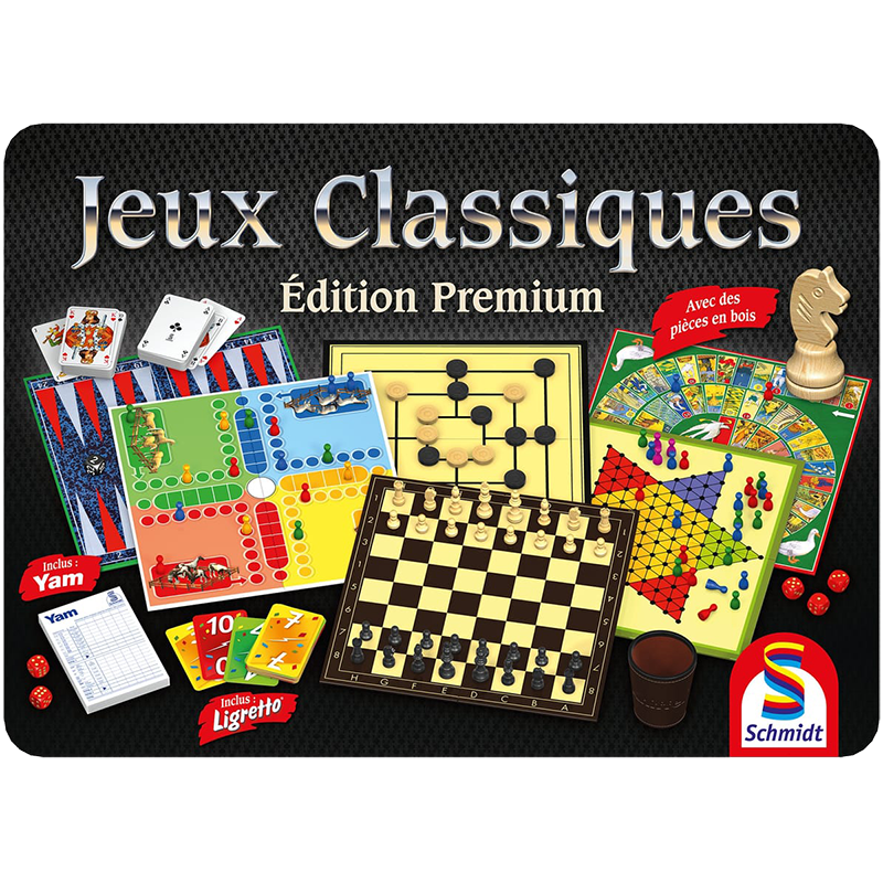 Coffret Jeux Classiques - Edition Premium Schmidt